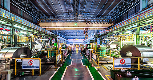 Steel plant in Shanghai