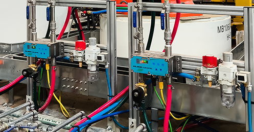 A well-known automotive production line